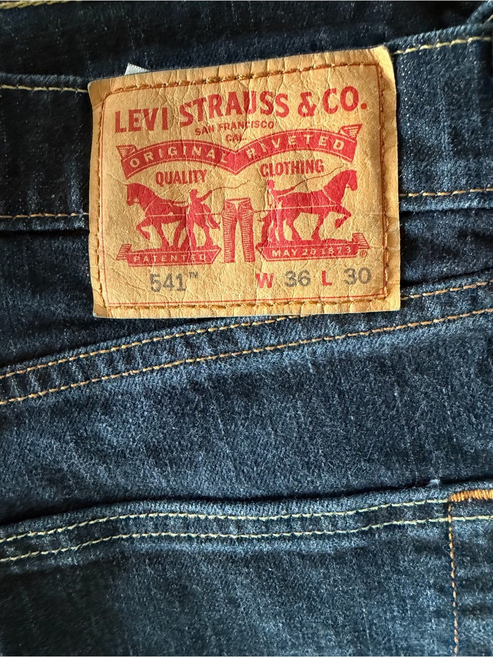 Levi's Dark Blue Relaxed Fit 541 Jeans